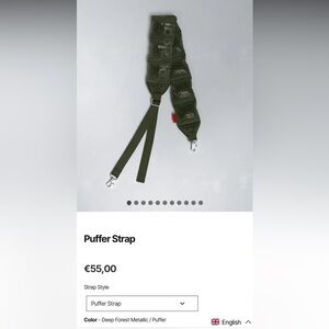 Topologie Puffer Strap - Deep Forest Metallic